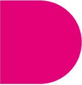 pink half circle graphic image