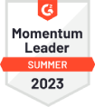 Winner! Momentum Leader. Summer 2023