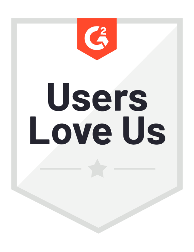 Users Love us Recognition Stamp