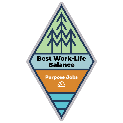 Best Work-Life Balance - Purpose Jobs Badge