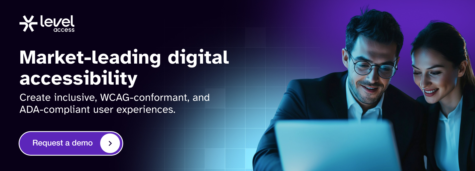 market-leading digital accessibility, request a demo